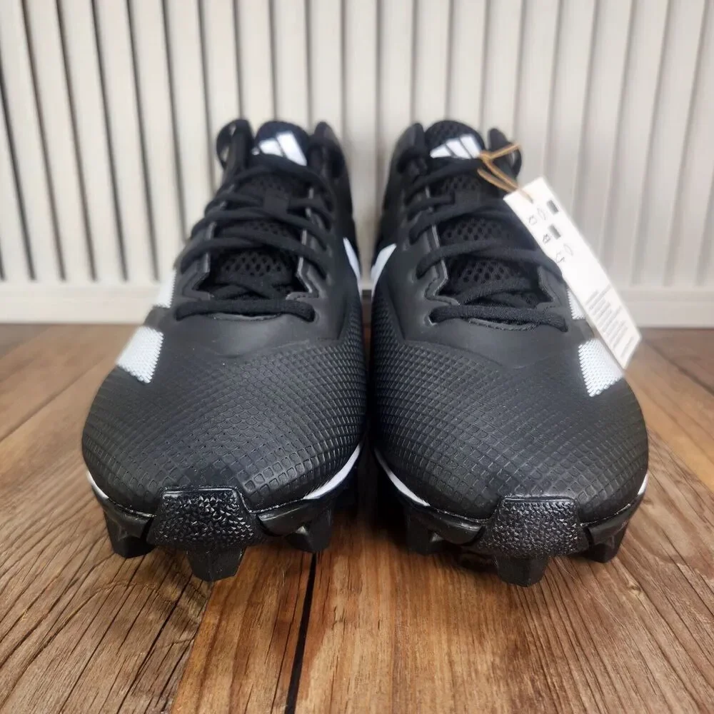 Adidas Adizero Impact.2 Mid Mens Sz 11 Black White Football Molded Cleats IF5102